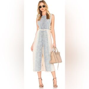 Free People Moab stripe cotton Jumpsuit